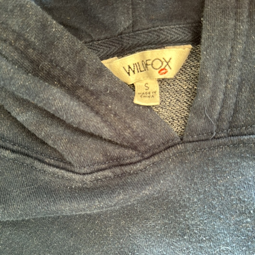 Wildfox Midnight Blue Tie Dye Hoodie XS - Picture 3 of 5